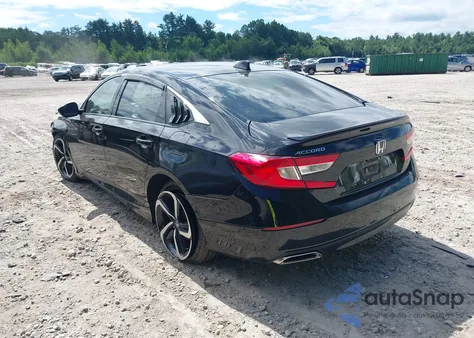2021 Honda Accord Sport из США, поврежденный, VIN 1HGCV1F33MA070504